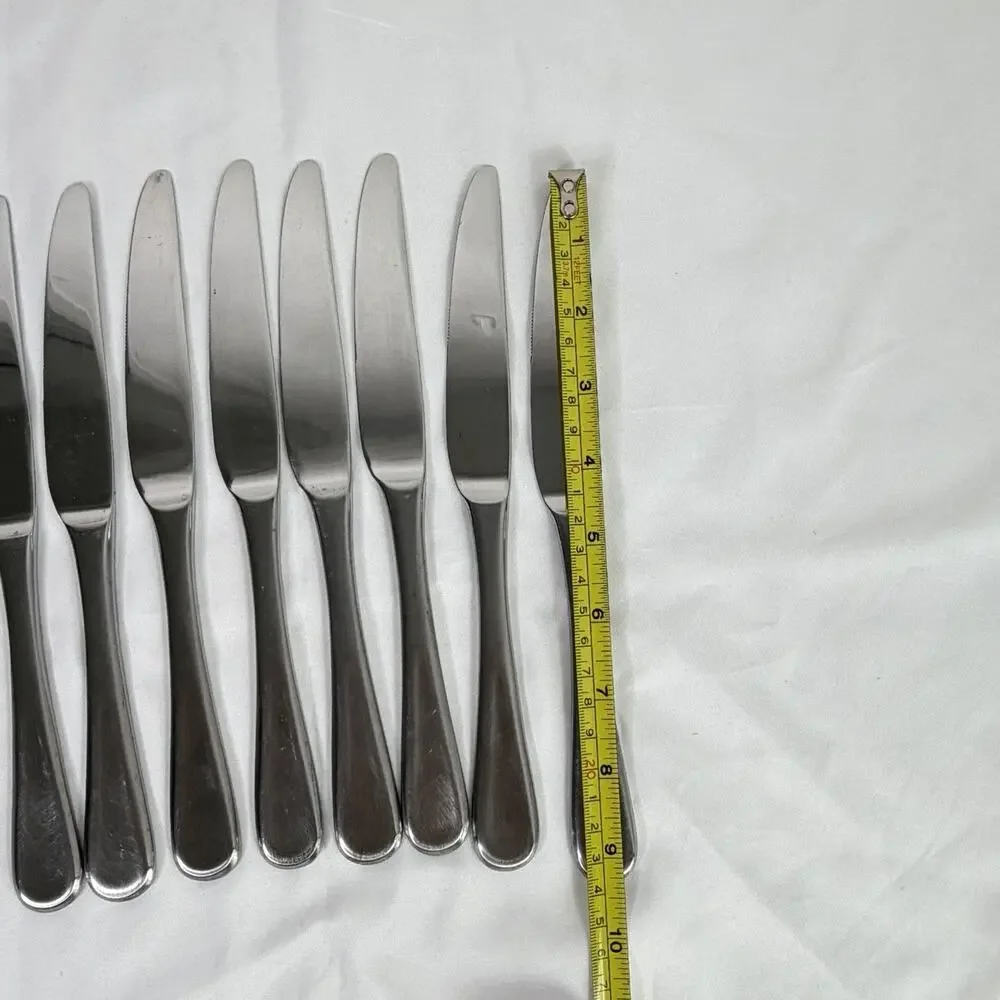 Mikasa Philo Dinner Knife Set Of 8, stainless steel, formal dinner, special meal